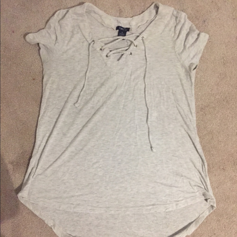 Gray and White Comfy Shirt